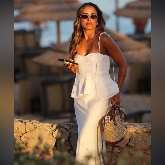 🦋 Bloggers Favorite 🦋 Zara ZW Collection Corset Bustier Top Size L - Picture 2 of 16